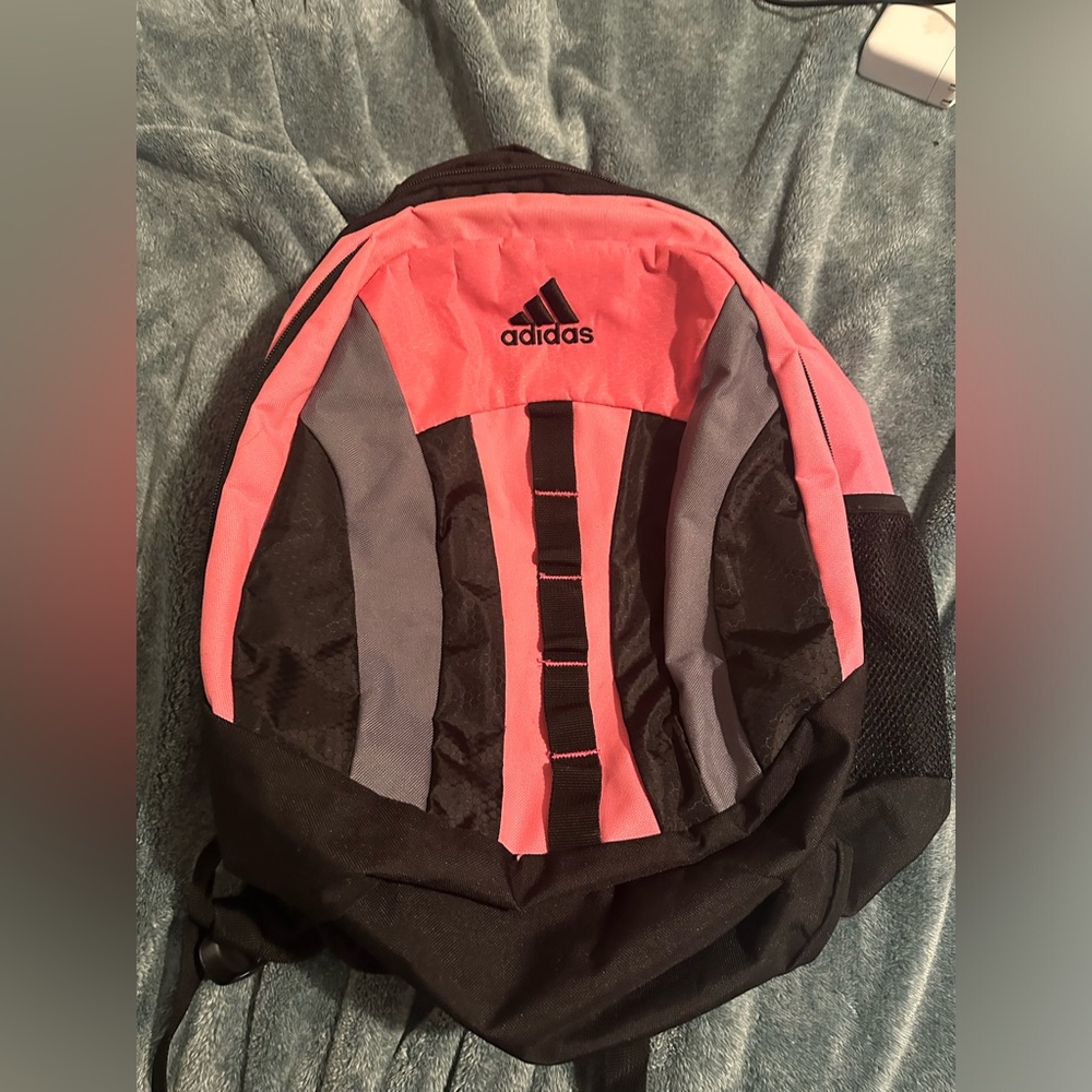 Pink adidas sports back pack
